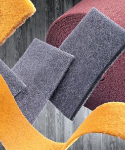Fleece abrasives