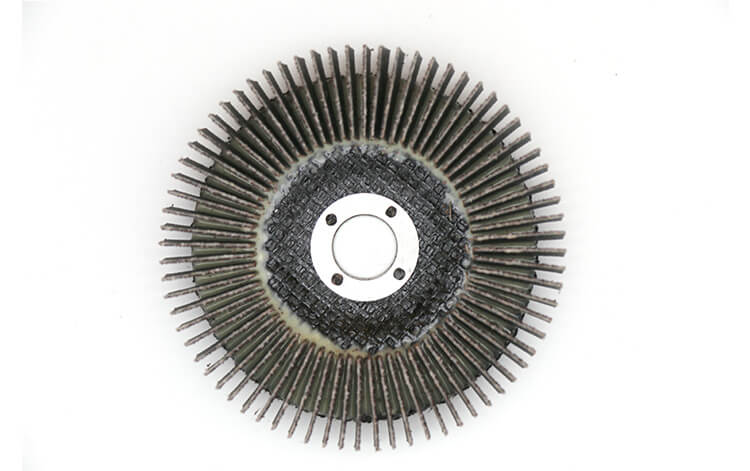 Vertical flap disc