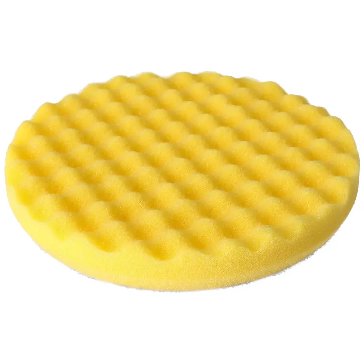 Polishing Foam Pad Yellow Waffle - Image 3